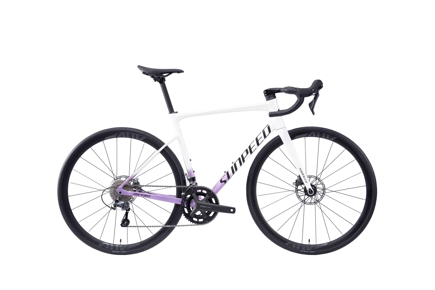 Astro UCI — Blanco y violeta